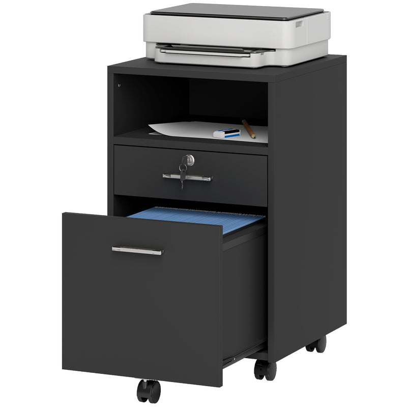 2-drawer mobile filing cabinet – image 10