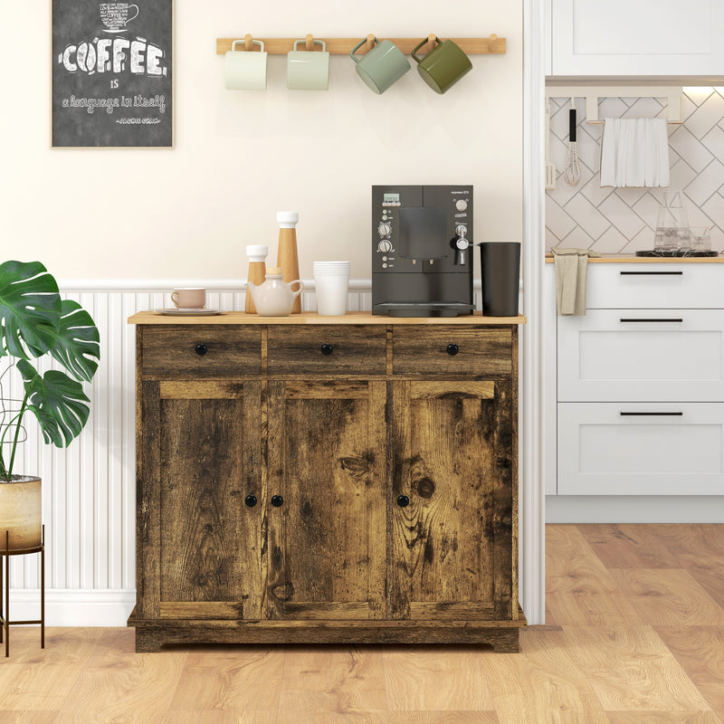 Rubberwood top sideboard – image 2