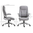 Faux leather executive office chair – image 3