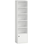 6-Tier 156 cm Tall Bookcase - White