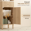 Tall slim bathroom cabinet with drawer – image 6