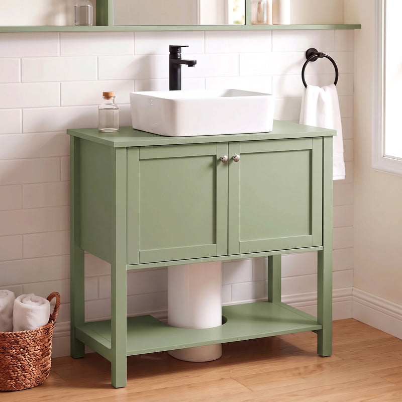 Green under sink cabinet – image 2