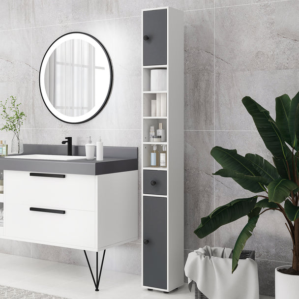 180 cm slim bathroom cabinet – image 2