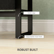 Industrial rattan bedside table – image 6
