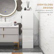 120 cm high gloss bathroom cabinet – image 4