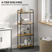 4-tier bamboo bathroom shelf – image 4