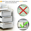 3-drawer lockable filing cabinet – image 9
