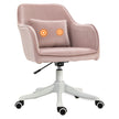 Velvet desk chair with massage pillow – image 10