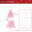 5ft pink artificial Christmas tree – image 6