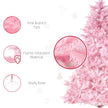 5ft pink artificial Christmas tree – image 7