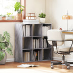 Nine-Cube Storage Shelf - Marble Grey