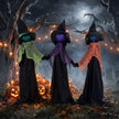 120cm Set of 3 Light-Up Witches Holding Hands – Outdoor – image 8 of 9
