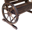 Wagon wheel arm bench – image 9