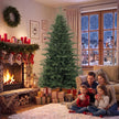 7ft Christmas tree with pine wood stand – image 9
