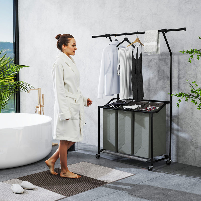 Rolling laundry sorter – image 8
