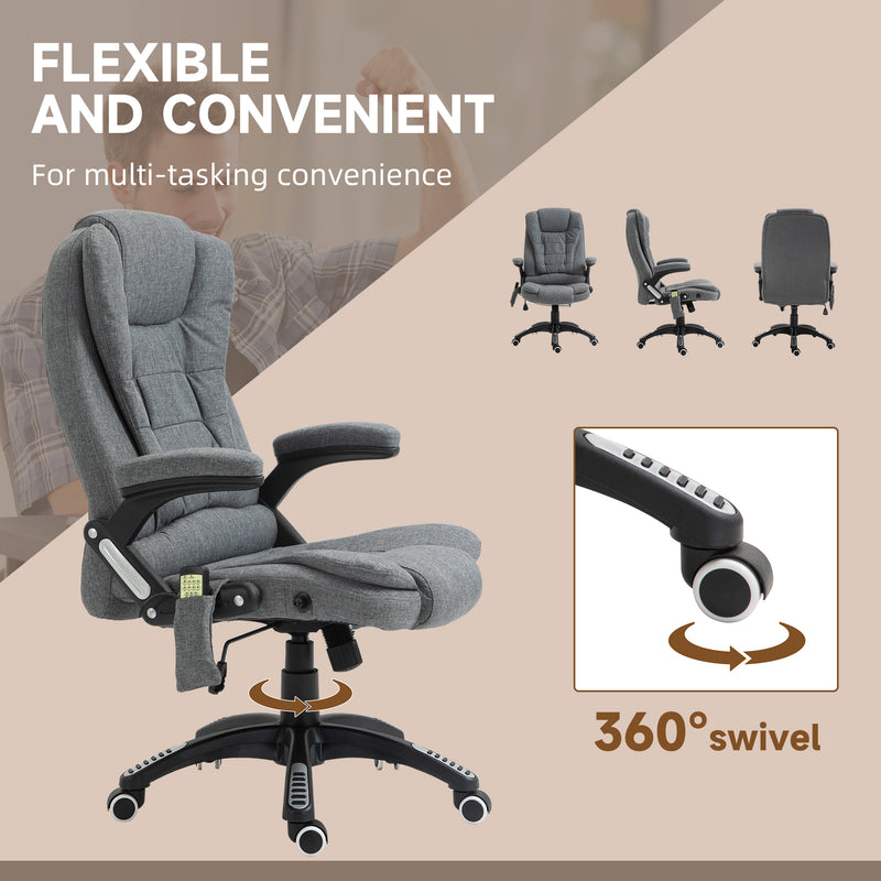 Heated massage office chair – image 8