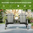 Garden bench with centre table – image 7
