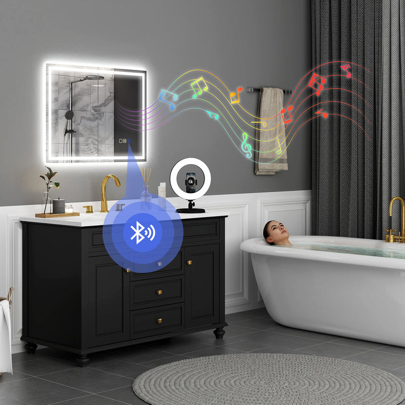 80 x 60 cm backlit LED mirror – image 2