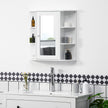 Mirror cabinet with side shelves – image 2