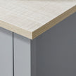 Grey under sink cabinet with legs – image 8
