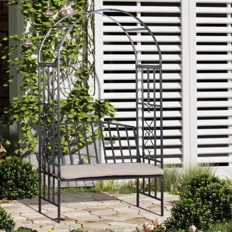 Arbour bench with cushion – image 2