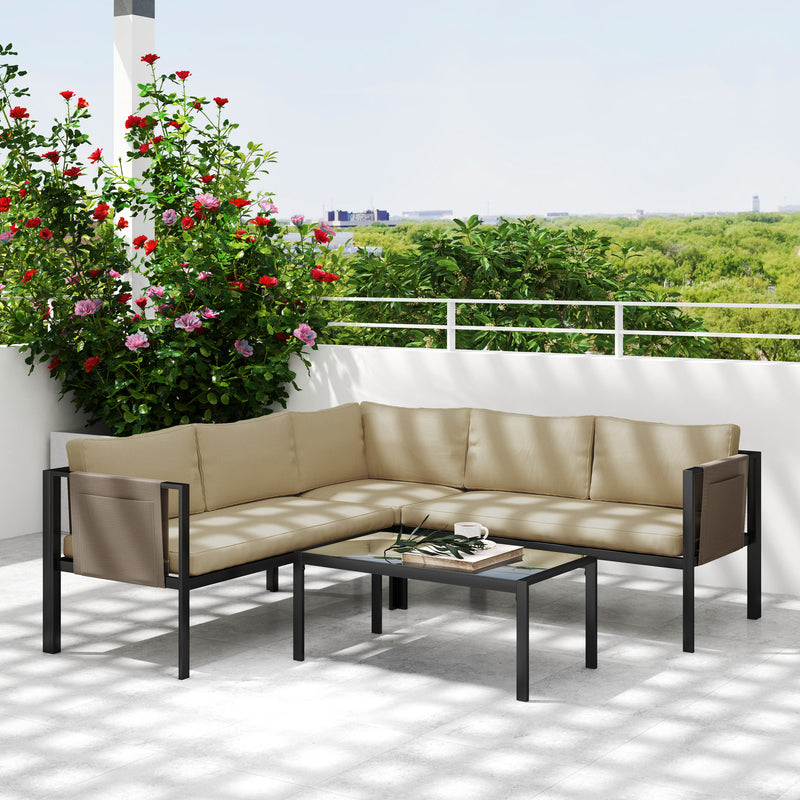 5-seater corner sofa set – image 8