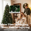 6ft fir Christmas tree with berries – image 6