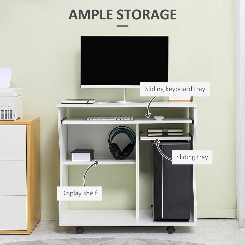 Compact mobile computer desk – image 4