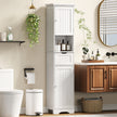 Tall bathroom cabinet with sensor lights – image 10