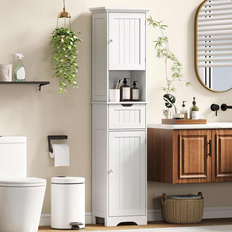 Tall bathroom cabinet with sensor lights – image 10