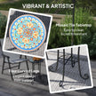 Mosaic garden side table – image 4