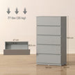HOMCOM Chest of Drawers, 5-Drawer Storage Cabinets, Modern Dresser, Storage Drawer Unit for Bedroom – view 3