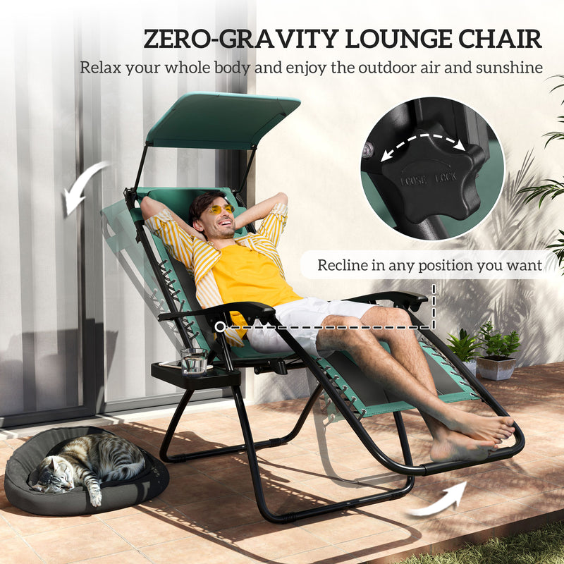 Green zero gravity chairs – image 4