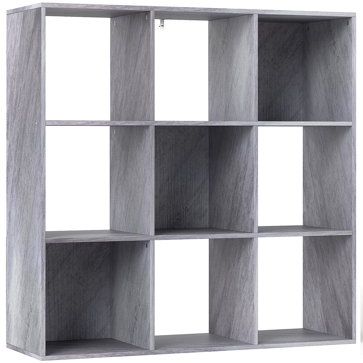 91 cm 9-Cube Storage Shelf – Marble Grey