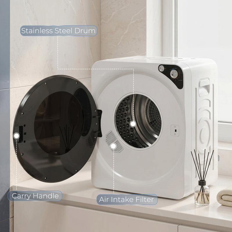 5kg white tumble dryer – image 7