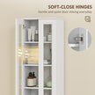 White tall bathroom cabinet – image 6