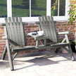 Garden bench with centre table – image 2