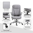 Faux leather executive office chair – image 7