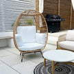 Standing rattan egg chair – image 8