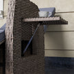 Reclining rattan armchair – image 9