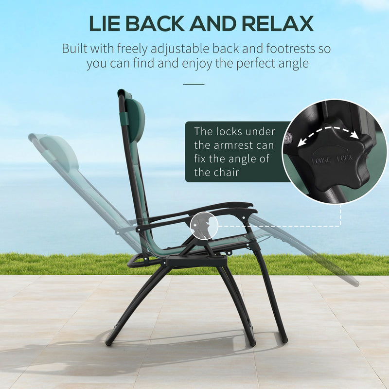 Green zero gravity chair – image 4