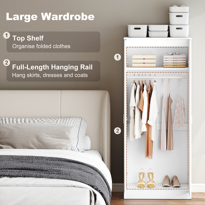 White high gloss bedroom set – image 5