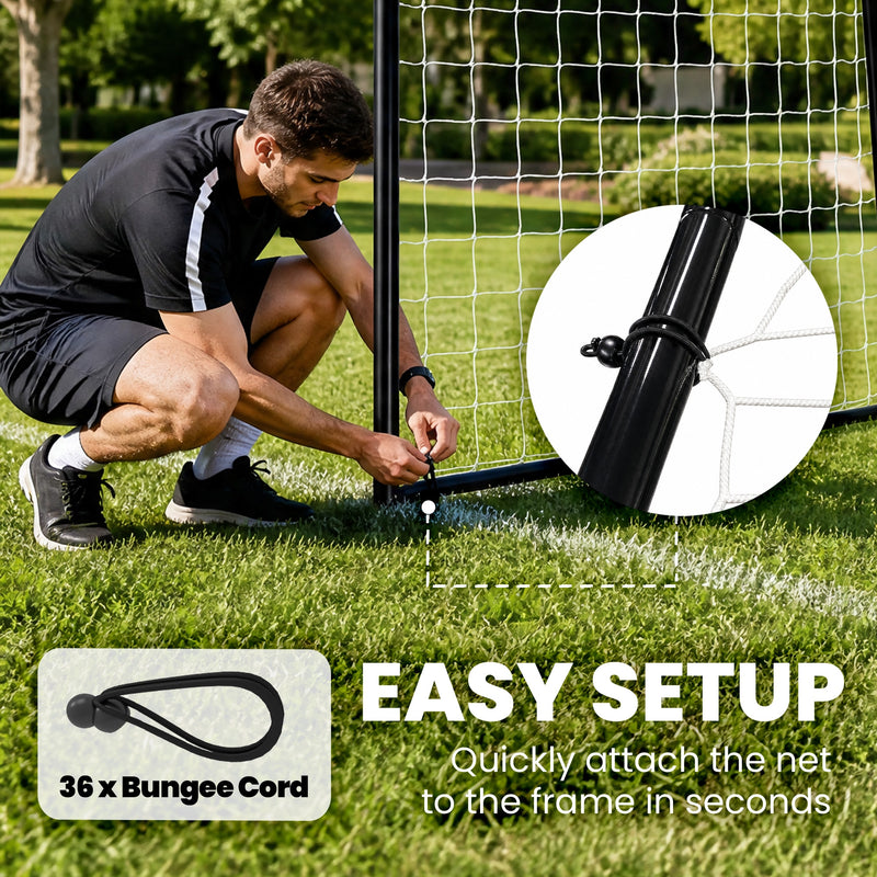 10 x 6.5ft garden football goal – image 5