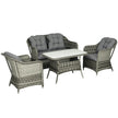 4-piece rattan sofa set – image 10