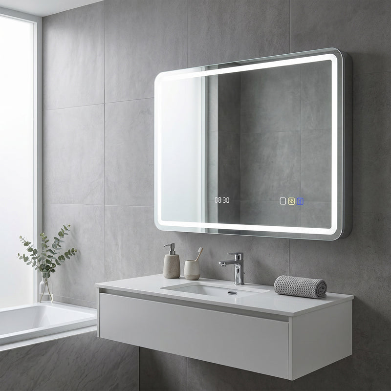 80 x 60 cm Bluetooth speaker mirror – image 8