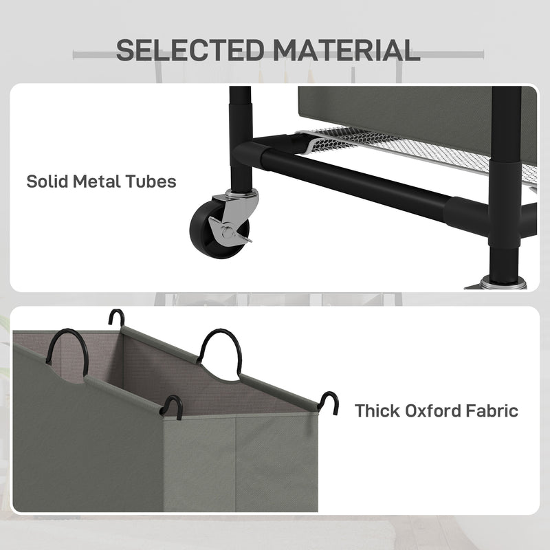 Rolling laundry sorter – image 7