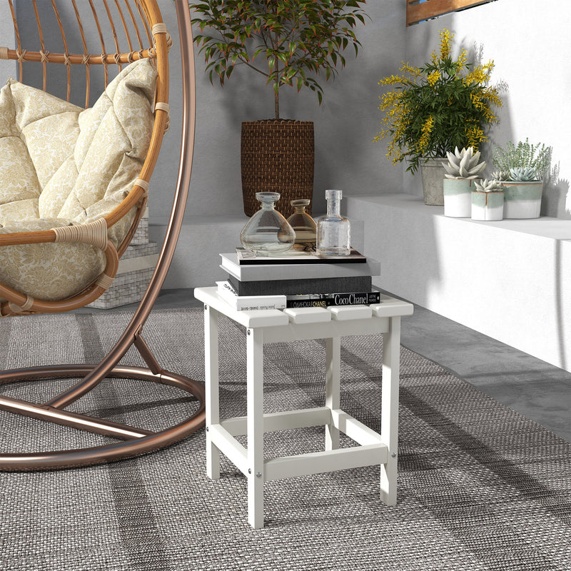 White Adirondack side table – image 2