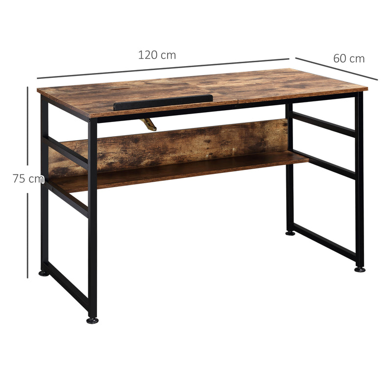 Drafting table with tilting top – image 3