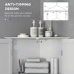 Corner bathroom floor cabinet – image 6