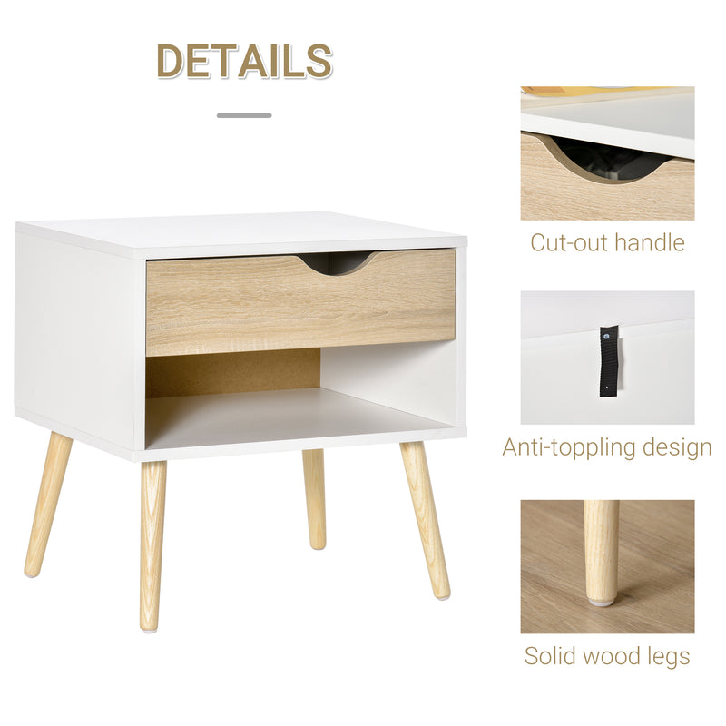 Bedside table with drawer – image 5